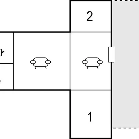 2 Værelses Lækkert Hjem I *